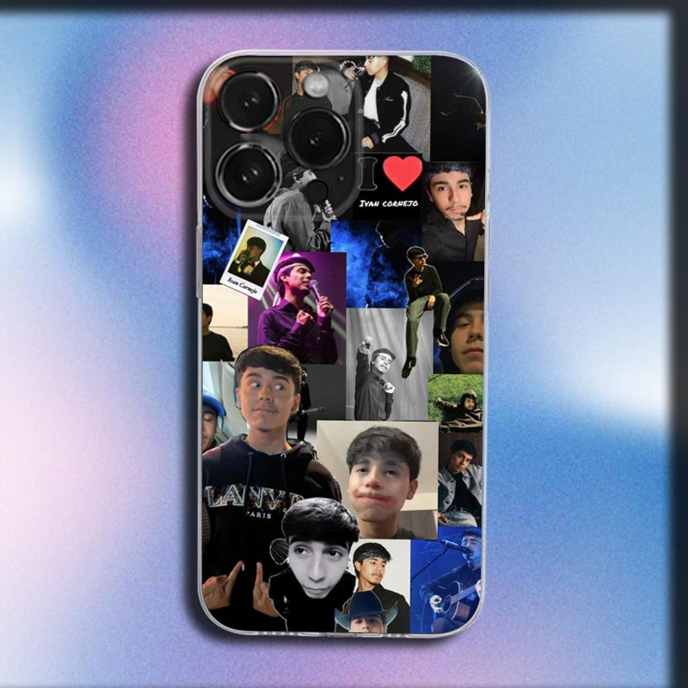 Чехол для телефона певца Ивана Си-Корнехо для iPhone 16,15,14,13,12,11 Plus,Pro,Max,XR,XS,X,Plus,SE,Mini Прозрачный Мягкий Чехол