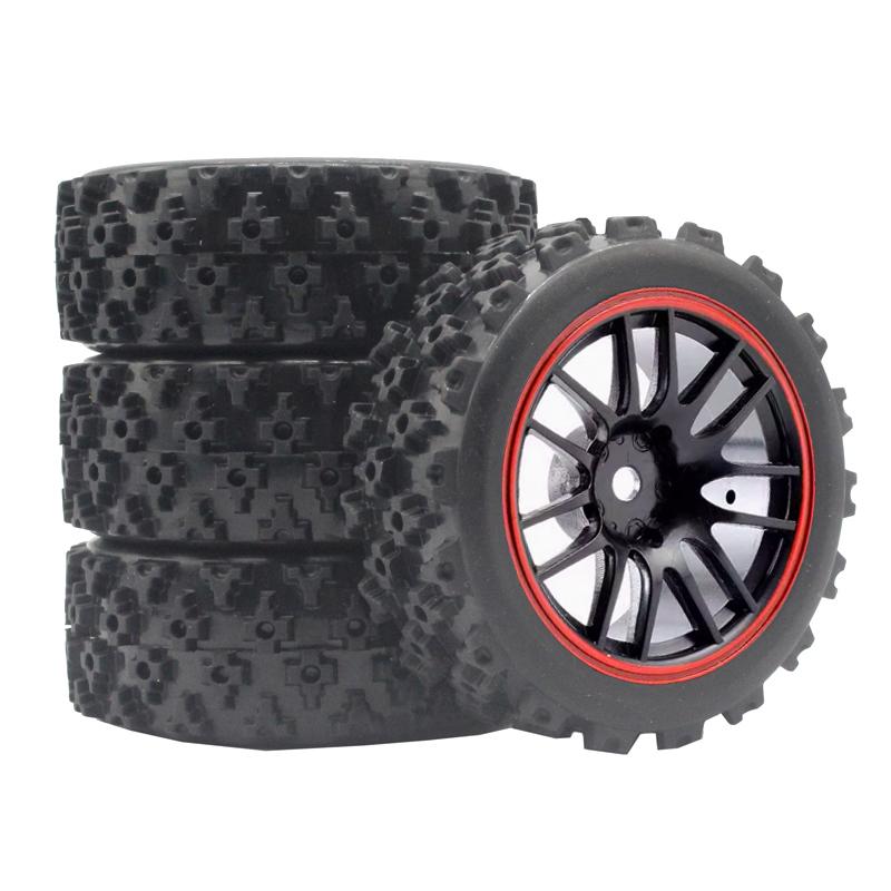 RC Wheel and Rubber Tires OD 70mm for Tamiya TT01 TT02 XV01 HSP HPI Kyosho Traxxas WLtoys 1/10 On-Road Touring Car 94123