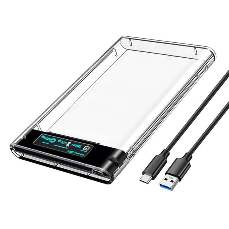 Прозрачный корпус для жесткого диска USB3.0 - SATA для 2,5-дюймового SSD