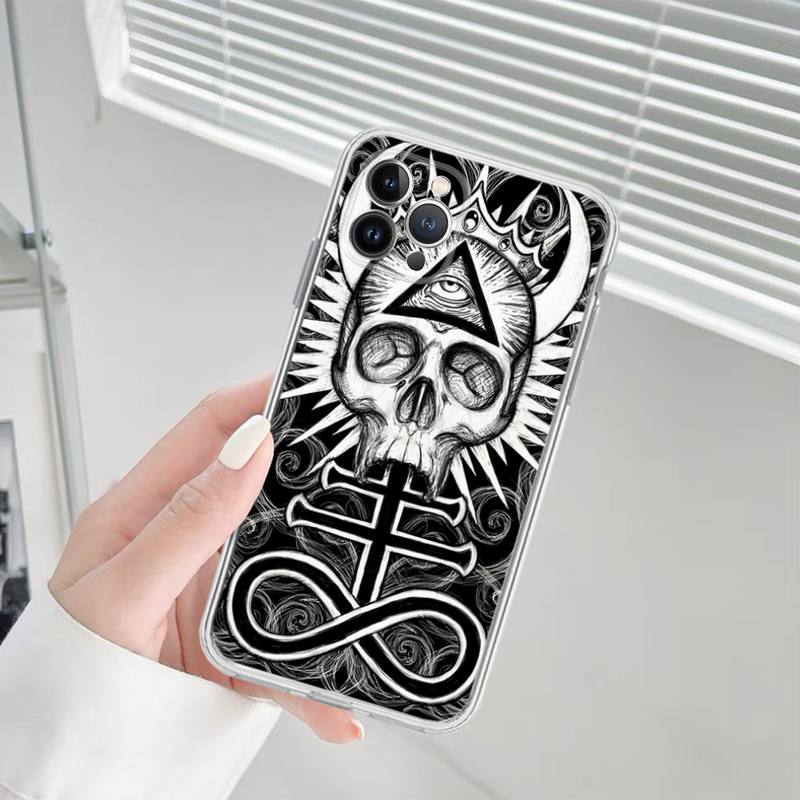 Чехол для телефона Devil Satan, силиконовый мягкий для iPhone 14, 13, 12, 11, Pro, Mini, XS, MAX, 8, 7, 6, Plus, X, XS, XR