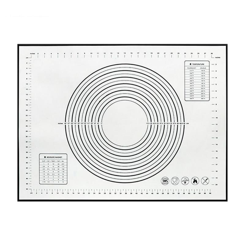 Silicone Fiberglass Rolling Dough Pad Cakes Bakeware Liner Pad Mat Rolling Dough Mat Baking Pastry ToolMakeup
