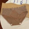 Underwear Women's Summer Half Through Thin Soft Cotton Mid-waist Briefs