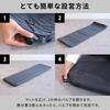 Car Sleeping Mat 8cm Extra Thick Single Size Set of 2 Gray R Value Inflator Mat Camping Mat Air Mat Tent Mat [Quick Camp] QC-CM8.02 10.2