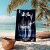 Personalized customized proof beach towel with Jul rapper pattern - soft, absorbent,quick-drying,perfect swimming,camping&bathing