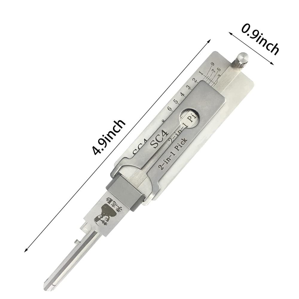 Инструменты Lishi 2 в 1 KW1 SS001 SS002 KW5 SC1 SC4 Декодер замков Профессиональный ручной слесарный инструмент для всех типов