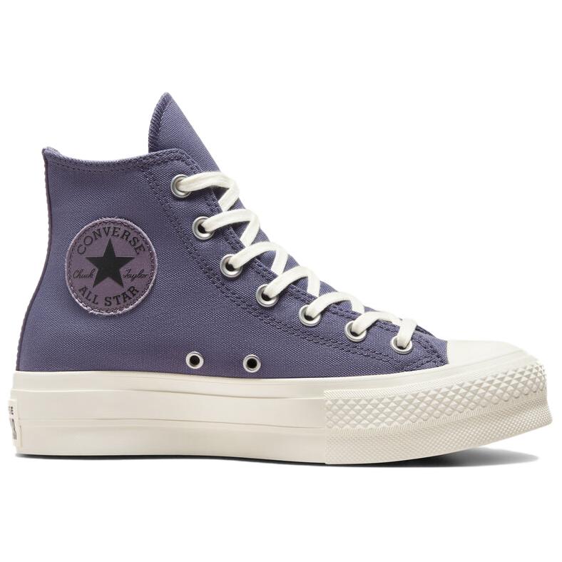 Кеды Chuck Taylor All Star Wmns Converse на платформе с высоким верхом 'Pearls & Studs - Lavender Ash' Женские A12513C