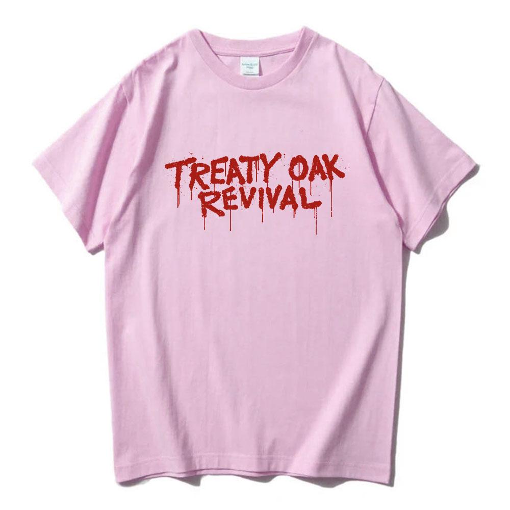 Футболка West Texas Degenerate Treaty Oak Revival Футболки Рок-группы Хлопок с коротким рукавом Мужские Футболки Унисекс Уличная одежда Хип-хоп Футболка