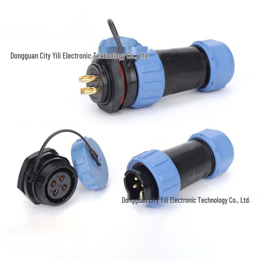 SP21 23-Pin Male-Female IP68 Waterproof Industrial Aviation Connector