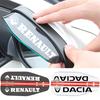 2Pcs Car Rear View Side Mirror Rain Board Sun Visor Eyebrow Guard For Dacia Clio Laguna 2 Megane 2 3 Duster Logan Captur