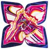 Mai Tong 60cm Silk Scarf, New Spring Stripes, Professional Square Scarf