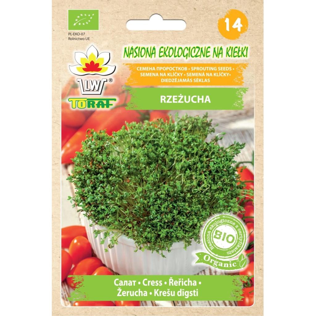 Organic sprouting seeds - cress 20g