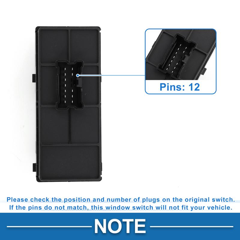 X Autohaux Front Side Power Window Switch for Nissan Altima Pathfinder No.254113TA1A