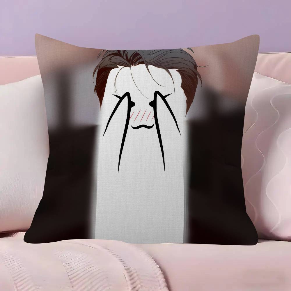 Anime L-Lightsaber Bl Manhwa Cushion Cover 30X50 Polyester Sofa Cushions Decorative Throw Pillows Home Decoration Pillowcover