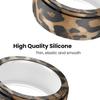 Printed silicone protective cover Compatible with Oura Ring Protector,8pcs colors Elastic Case for Oura Ring Gen4/3 smart ring Starry (Printed case,