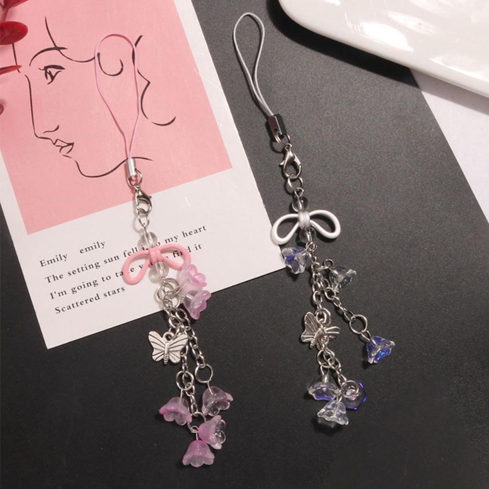 Straps Y2K Phone Pendant Charms Phone Chain Telephone Jewelry Phone Lanyard  Girl Woman