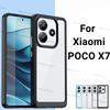 Для чехла Xiaomi Poco X7, чехол Xiaomi Poco X7 5G, прозрачный ПК + ТПУ, противоударная защитная задняя крышка для телефона, накладка для Xiaomi Poco X7