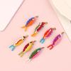 1Pcs Colorful Bead Small Fish Pendant Keychain Phone Case Bag Charms Backpack Accessories Bag Pendant