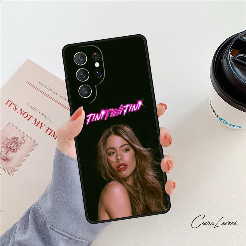 Чехол для телефона Tini Stoessel Для Samsung Galaxy S24 S25 S23 S22 Ultra Note 10 20 Plus S20 S21 FE Обложка