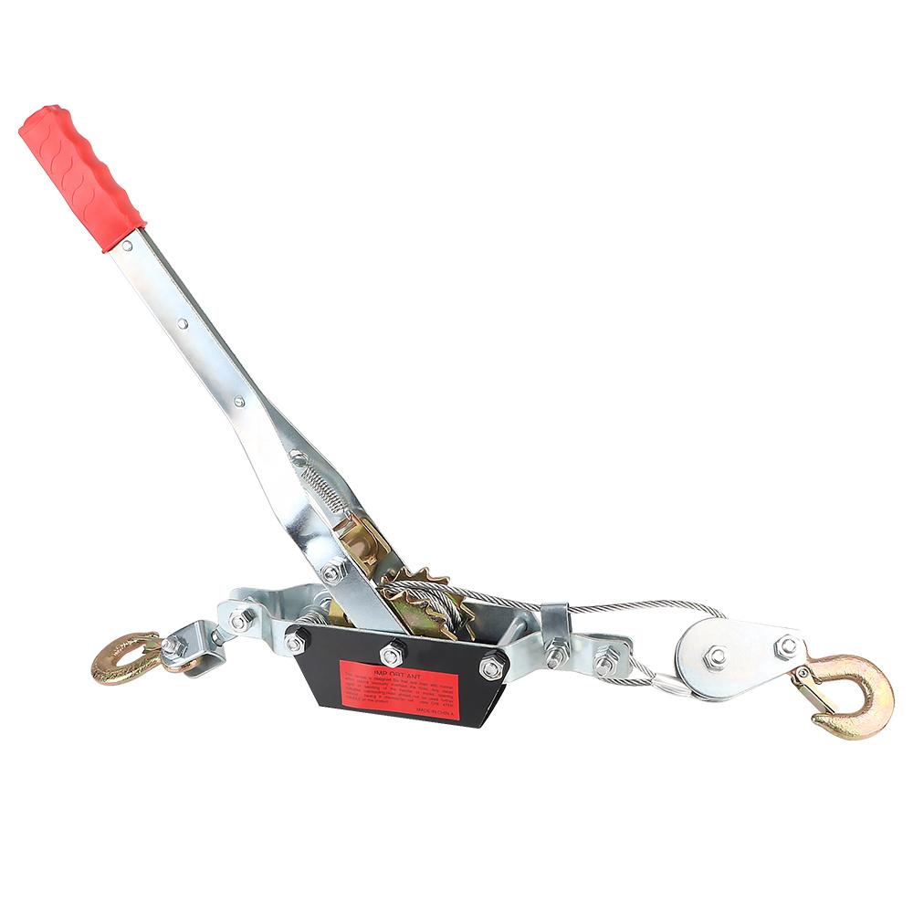 2T 2m Провод для грузовых автомобилей Аксессуары для автомобилей Крепеж для лебедки Трос Натяжитель троса Трещотка Двойной крюк Натяжитель троса Ручной натяжитель троса