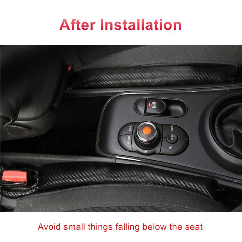 AKM1 Carbon Fiber Leakproof Protective Seat Gap Car Cover Pad for Ford Fiesta EcoSport ESCORT focus 1 focus 3 focus 2 Accessories