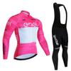 2025 Team Tour De Italia Giro Cycling Jersey Set Mens Clothing Suit Long Sleeve MTB Bike Road Pants Bicycle Bib Ropa Ciclismo