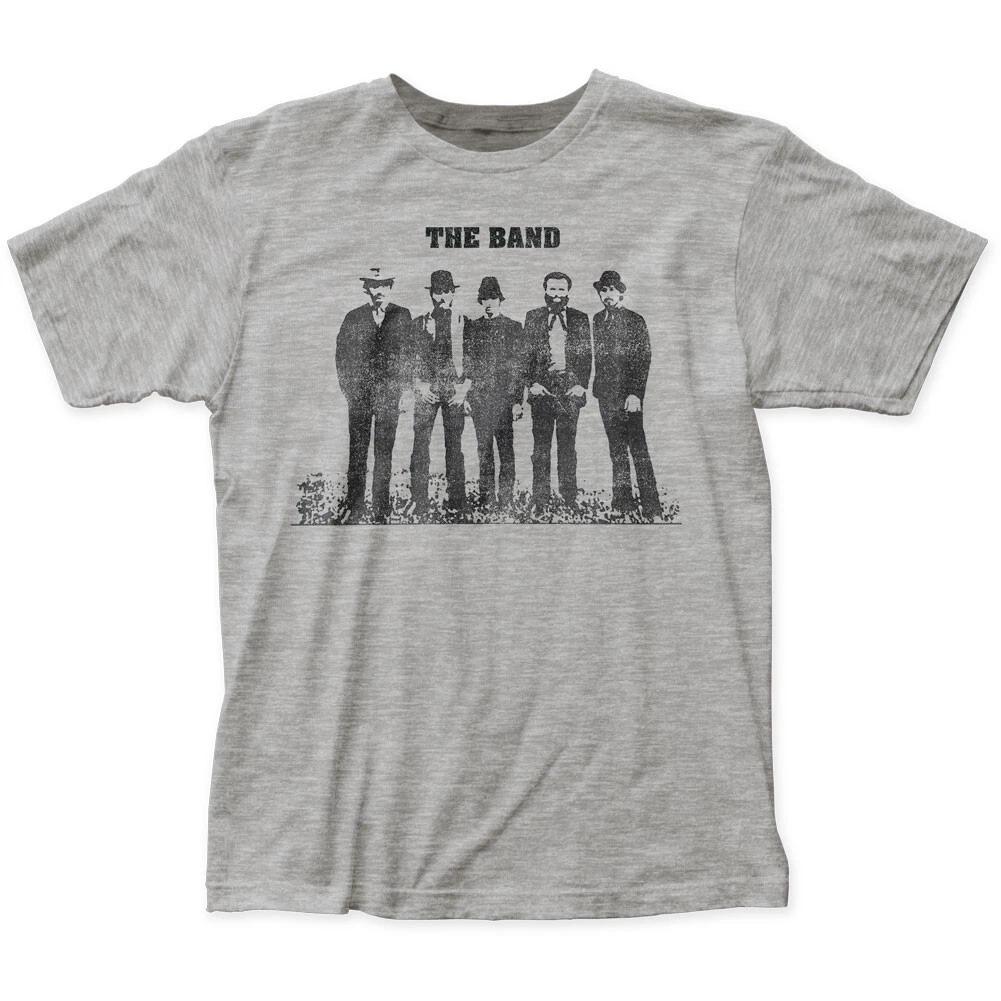 The Band Silhouette Mens T Shirt Rock And Roll Classic Band Tee New Sport Grey