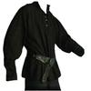 European and American Men's Retro Medieval Lace-Up Long Sleeve Loose-Fit Shirt