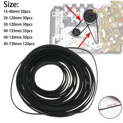 30-120 упаковок, универсальный ремень для кассет 26-135 мм, новый общий ремень в ассортименте для рекордеров, Walkman, DVD-привода