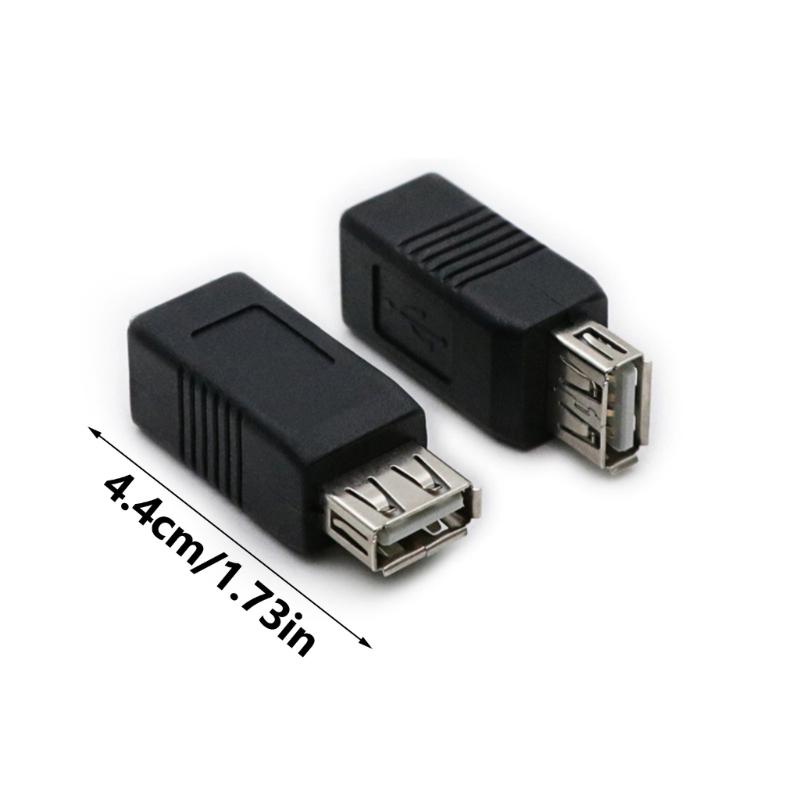 USB2.0 A to B Converter 2Pack USB2.0 Type A Female to Type B Female Adapter Compatible for Computer Hard Drive