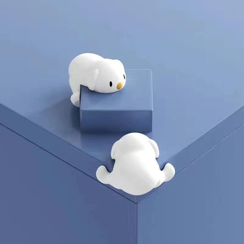 Детская Мультяшная безопасность, угловой защитный чехол для стола для щенков, безопасный, мягкий силиконовый защитный край, чехол для мебели, безопасности для детей