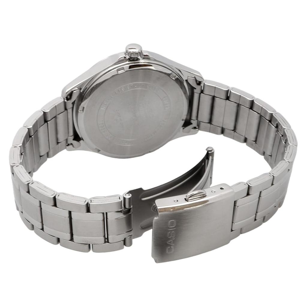 Casio Standard Moon Phase Analog Watch Round Face Metal Band Black Overseas Model [Casio] Men's MTP-M100D-1AV [Item]