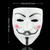 Маска хакеров V значит Вендетта Хэллоуин Маска для лица Костюм Косплей Вечеринка