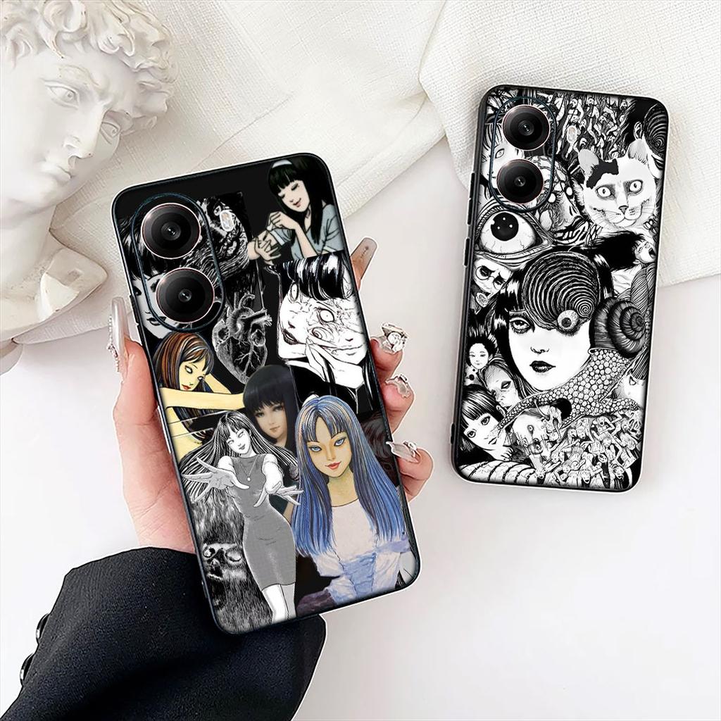 Обои Томиэ Дзюндзи Ито Аниме Чехол-обложка для Apple iPhone 12 13 Mini XS 11 Pro Max 7 8 Plus XR SE 2022 SE3 + 8+ Чехол для телефона