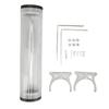 Water Cooling Tank 50mm Diameter G1 4 Thread Acrylic CPU Water Cooler Kits with L Shaped Buckle Screws for PC Computer