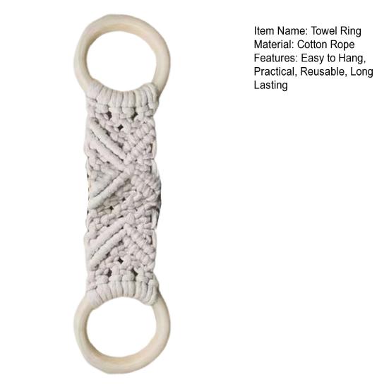 Держатель для кухонного полотенца Кольцо для посудного полотенца Гладкая поверхность Легко вешать Широко