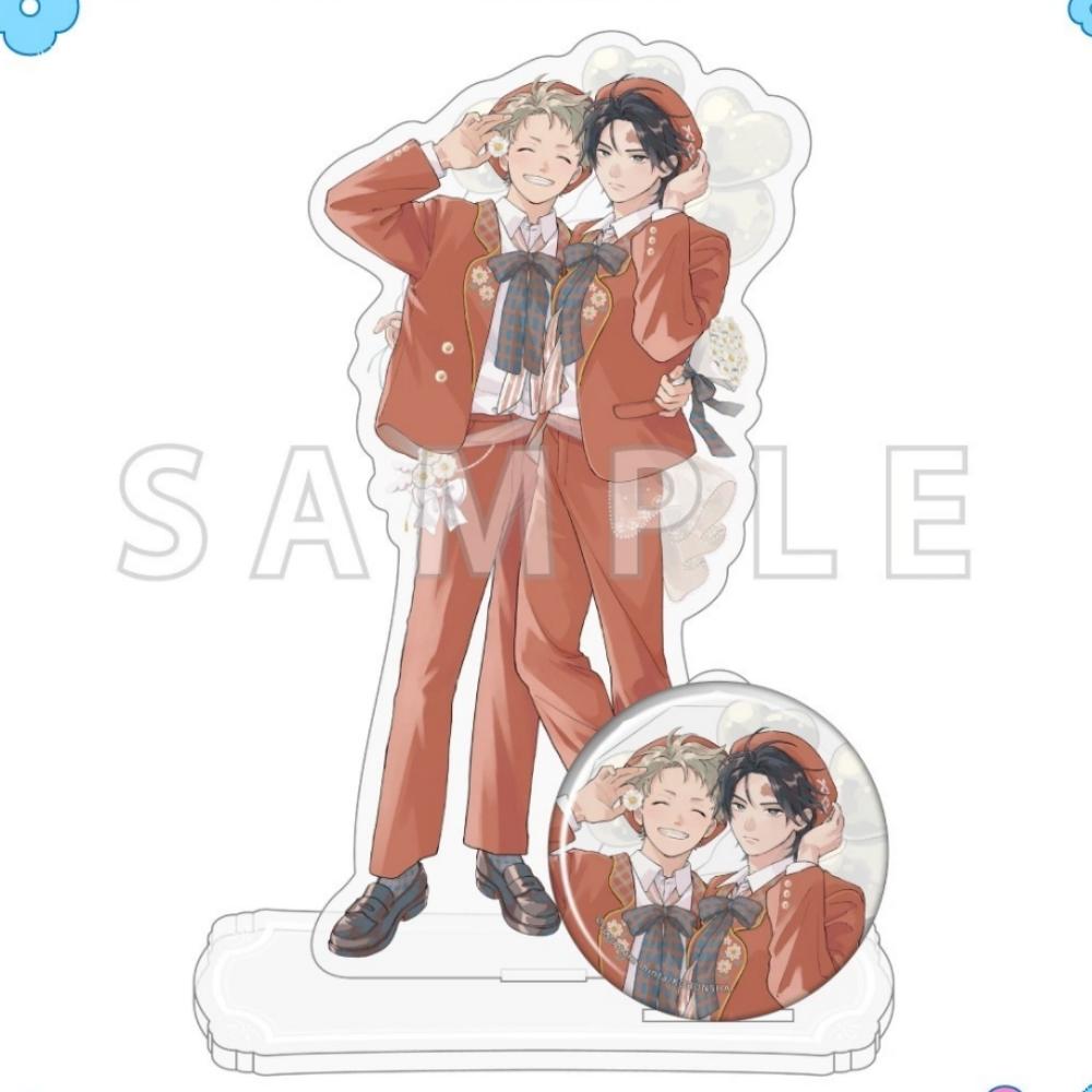 Anime Sasaki and Miyano 15cm Acrylic Stand, Sasaki Hideyuki, Mother's Day Decor for Desktop Bookshelf Anime Collection Keychain