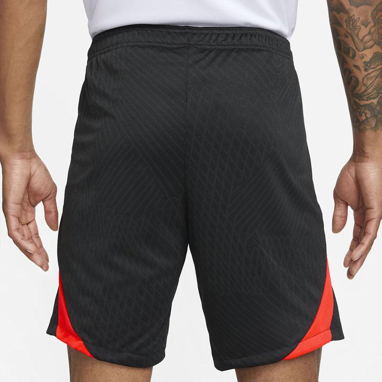 Nike Шорты мужские повседневные Dri-FIT Strike с цветными блоками, логотипом, эластичным поясом и прямыми штанинами, черные DV9276-014