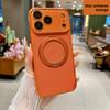 360° Вращающаяся Магнитная Подставка Кожаный Чехол для iPhone 17 Pro Max 16 15 Plus Ударопрочный для Magsafe Защитная Крышка Камеры