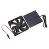 Солнечный вытяжной вентилятор 9 В 12 Вт портативный с солнечной панелью для сарая курятника теплицы кухни