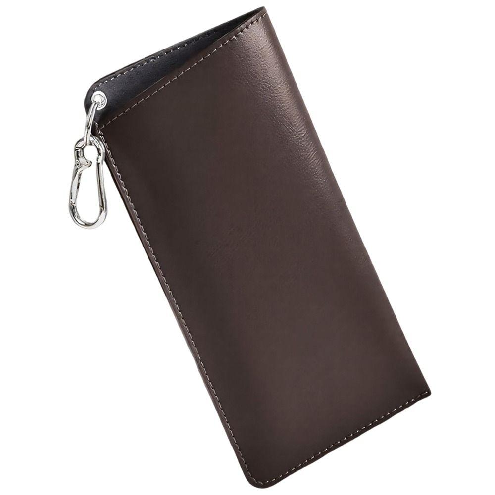 Solid Color Sunglasses Pouch PU Leather Hanging Sunglasses SunGlasses Holder Eyewear Accessories