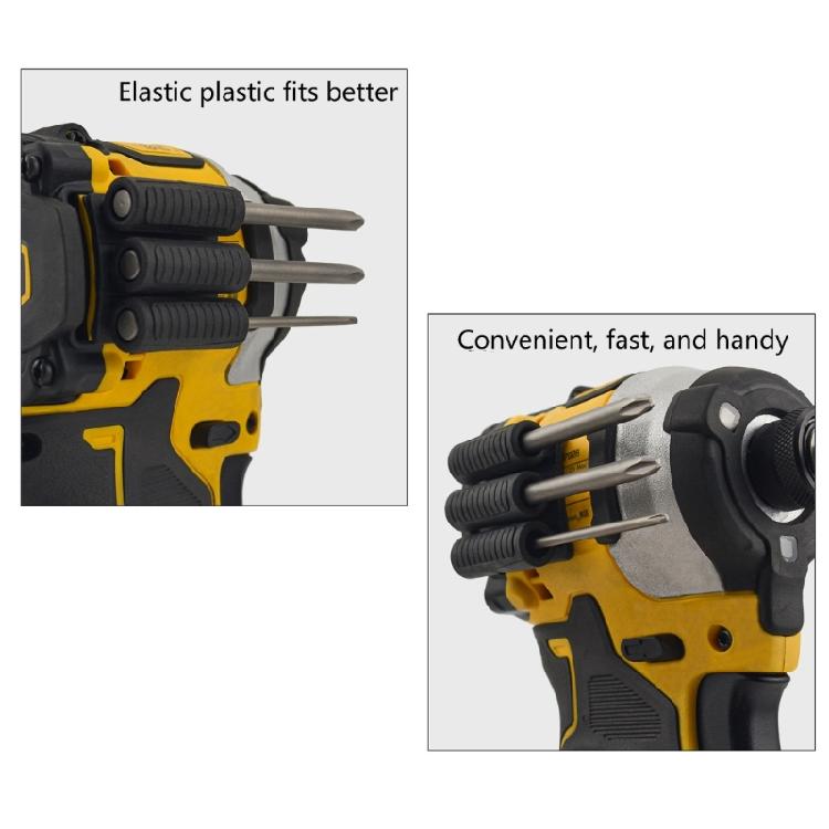 Upgraded Drill Bit Holder Tool Holsters Screw Driver Bits Screw Holder Sleeve