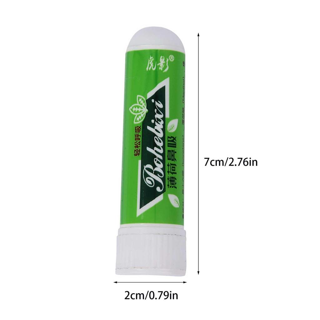 Nasal Inhaler Mint Essential Oil Refreshing Aromatherapy Oil Fatigue Rhinitis Cooling Inhaler R U5X3