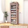Multilayer Nonwoven Shoes Storage Cabinet Dust-proof Shoe Rack Storage Rack Space-saving Dustproof Shelf For Home Corridor
