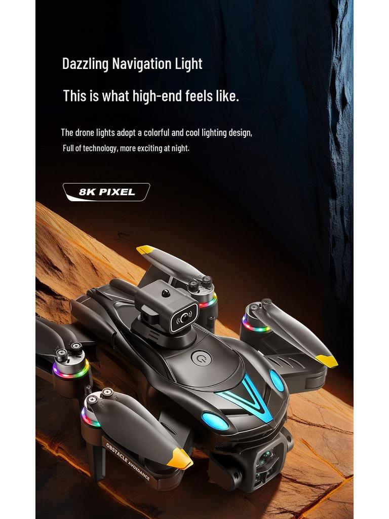 V188MAX Drone with Screen: 8K HD Aerial Photography, Brushless Obstacle Avoidance, Remote Control Aircraft Toy