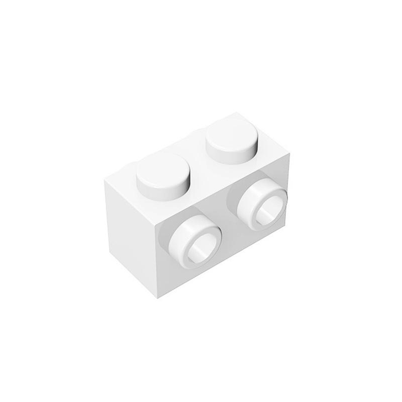 20 шт. Детали MOC 52107 Кирпич модифицированный 1x2 с шипами с 2 сторон Совместимые DIY Сборка Строительные блоки Частицы Детская игрушка Подарок
