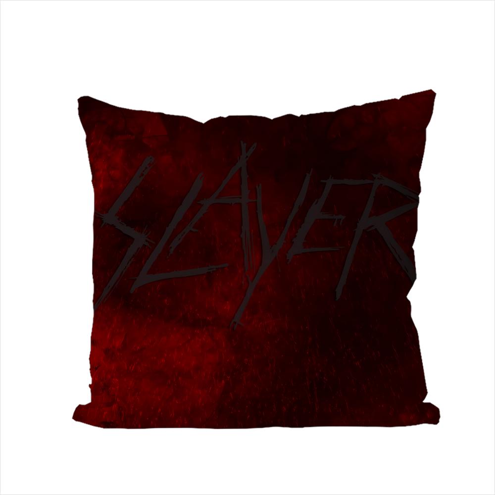 Band SSlayer Pillow Case For Car Sofa Decorative Home Doublesided Print Plush Square Throw Pillow Cushion Cover