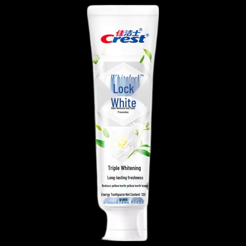 Crest Двухцветная отбеливающая зубная паста с жасмином и камелией