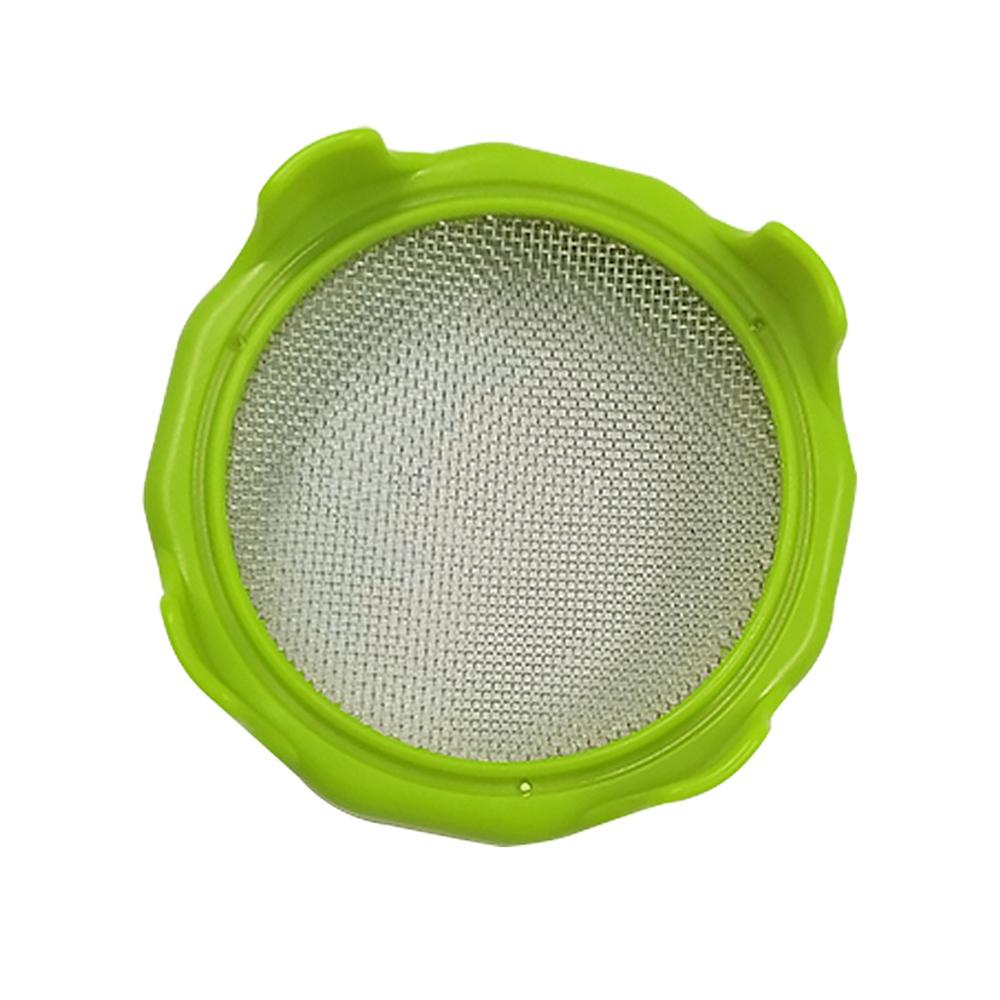 Mouth Jar Nursery Mason jar Planters Sprouting Lid Sprouter Seed Germination Filter Garden Supplies