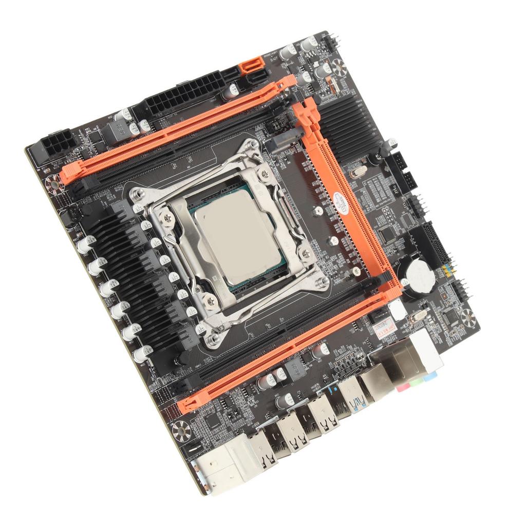 Материнская плата X99 P4 DDR4 6-фазное питание Компьютерная материнская плата с процессором E5 2680V3 для настольного ПК