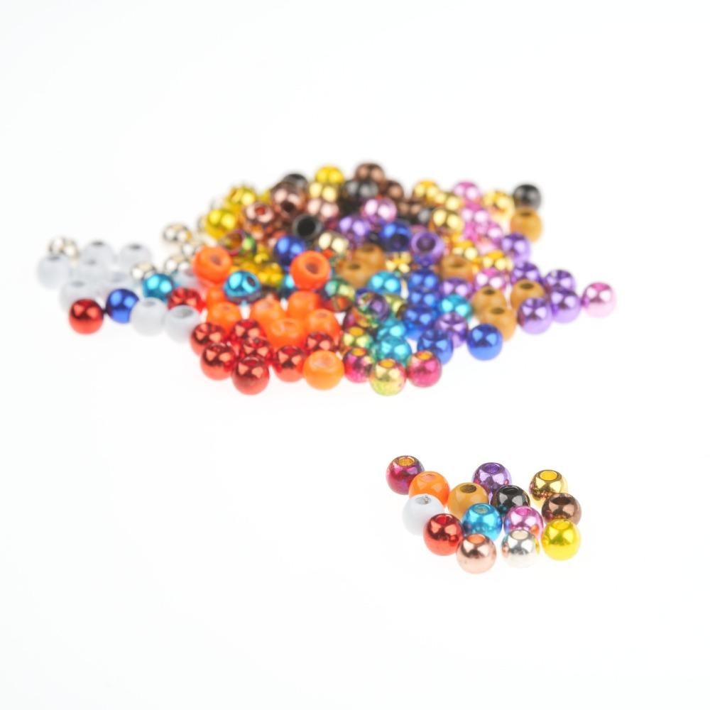 multicolor Copper Beads 3.0mm/4.0mm/5.0mm Fishing Bead Hot Fly Tying Material Fly Fishing
